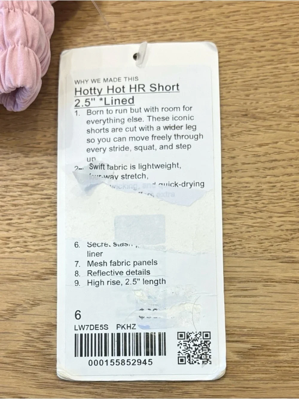 NWT Lululemon Hotty Hot High Rise Shorts 2.5